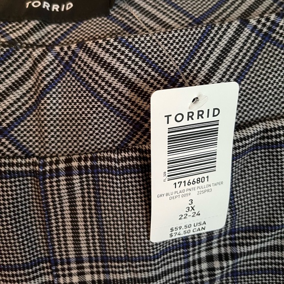 Plaid “Studio Lux” High-rise Pants - Picture 4 of 6